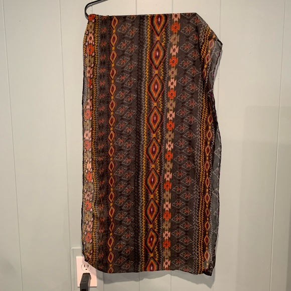Aztec Sheer Scarf - Picture 2 of 2